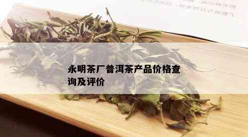 永明茶厂普洱茶产品价格查询及评价