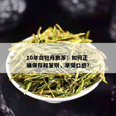 10年白牡丹散茶：如何正确保存和鉴别，享受口感？