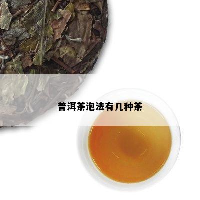 普洱茶泡法有几种茶