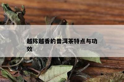 越陈越香的普洱茶特点与功效