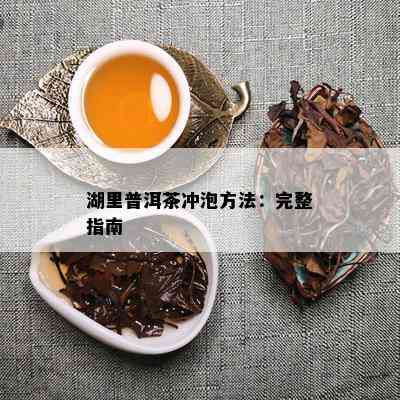 湖里普洱茶冲泡方法：完整指南