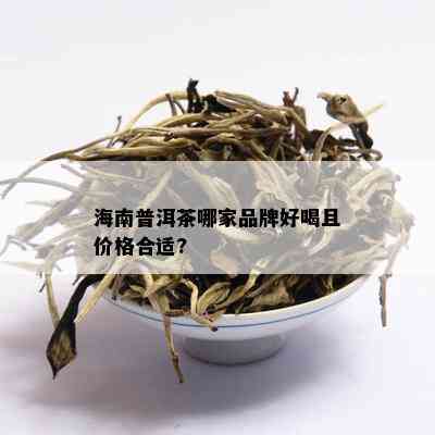 海南普洱茶哪家品牌好喝且价格合适?