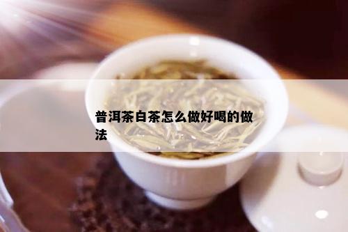 普洱茶白茶怎么做好喝的做法