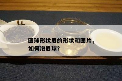 圆球形状眉的形状和图片，如何泡眉球？