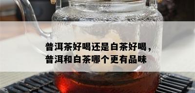 普洱茶好喝还是白茶好喝，普洱和白茶哪个更有品味