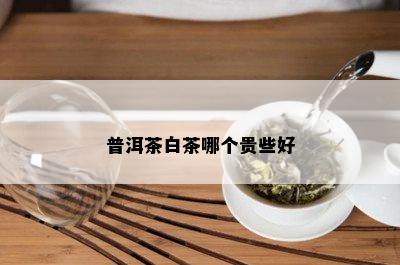 普洱茶白茶哪个贵些好