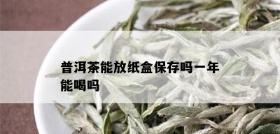 普洱茶能放纸盒保存吗一年能喝吗