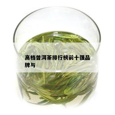 高档普洱茶排行榜前十强品牌与