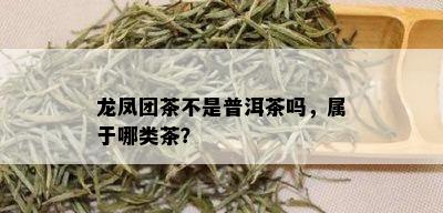 龙凤团茶不是普洱茶吗，属于哪类茶？