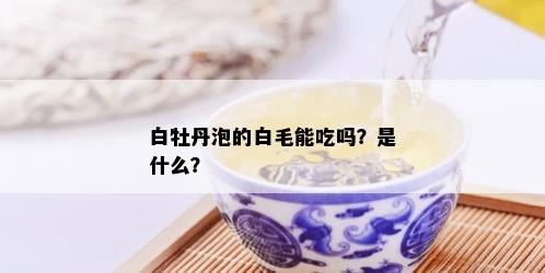 白牡丹泡的白毛能吃吗？是什么？