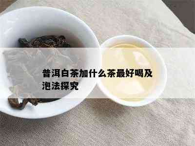 普洱白茶加什么茶更好喝及泡法探究