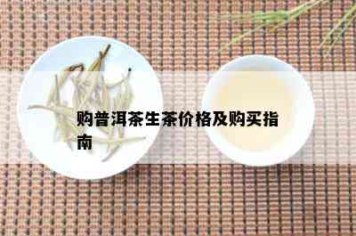 购普洱茶生茶价格及购买指南