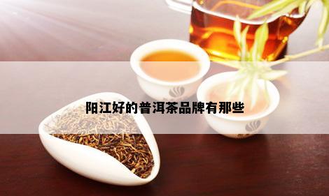 阳江好的普洱茶品牌有那些