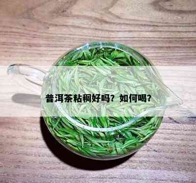 普洱茶粘稠好吗？如何喝？