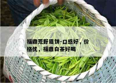 福鼎荒野眉饼-口感好，价格优，福鼎白茶好喝