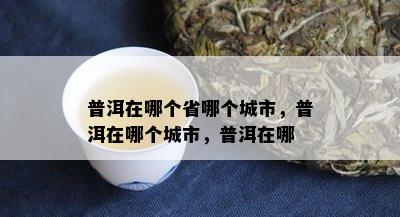 普洱在哪个省哪个城市，普洱在哪个城市，普洱在哪