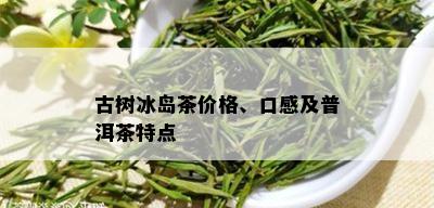 古树冰岛茶价格、口感及普洱茶特点