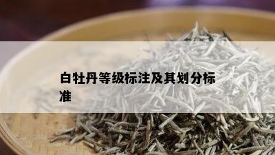 白牡丹等级标注及其划分标准