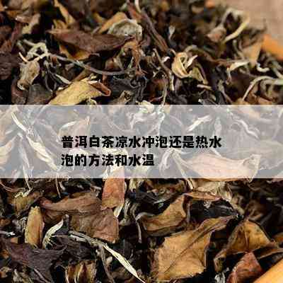 普洱白茶凉水冲泡还是热水泡的方法和水温