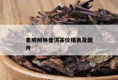 象明树林普洱茶价格表及图片