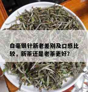 白毫银针新老差别及口感比较，新茶还是老茶更好？