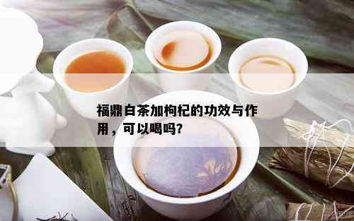 福鼎白茶加枸杞的功效与作用，可以喝吗？