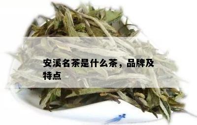 安溪名茶是什么茶，品牌及特点