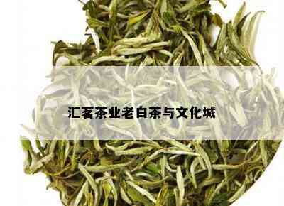 汇茗茶业老白茶与文化城