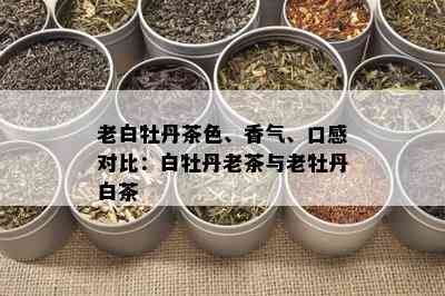 老白牡丹茶色、香气、口感对比：白牡丹老茶与老牡丹白茶