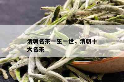 清朝名茶一生一世，清朝十大名茶