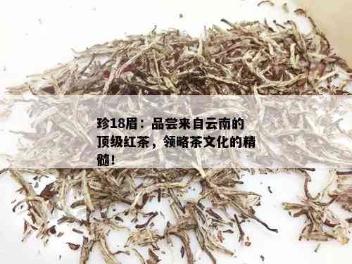 珍18眉：品尝来自云南的顶级红茶，领略茶文化的精髓！