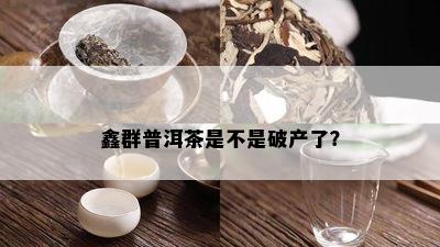 鑫群普洱茶是不是破产了？