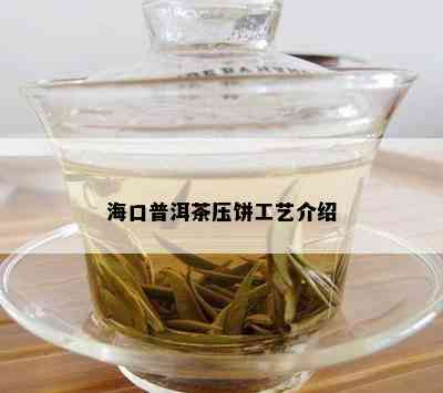 海口普洱茶压饼工艺介绍