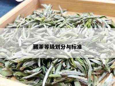 藏茶等级划分与标准