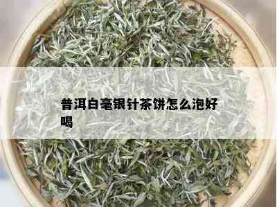 普洱白毫银针茶饼怎么泡好喝