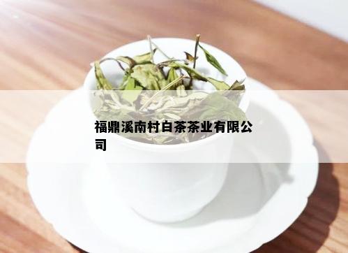 福鼎溪南村白茶茶业有限公司