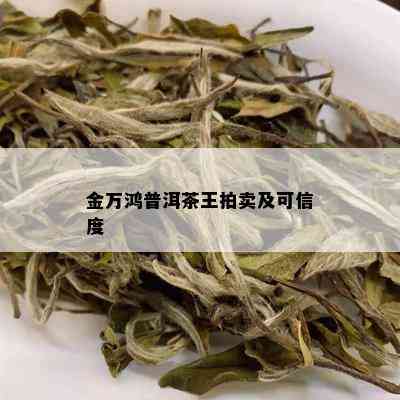 金万鸿普洱茶王拍卖及可信度