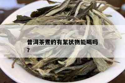 普洱茶煮的有絮状物能喝吗？