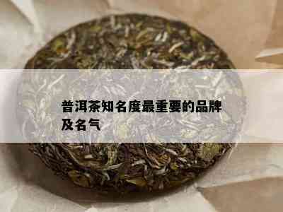 普洱茶知名度最重要的品牌及名气