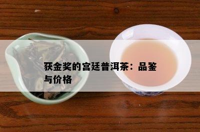 获金奖的宫廷普洱茶：品鉴与价格