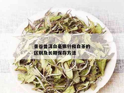 景谷普洱白毫银针和白茶的区别及长期保存方法