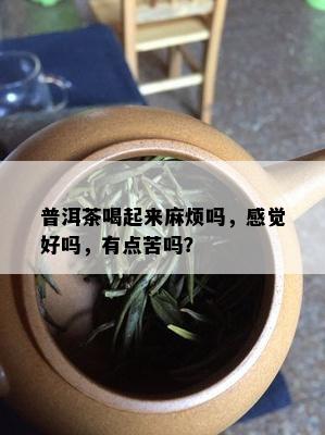 普洱茶喝起来麻烦吗，感觉好吗，有点苦吗？