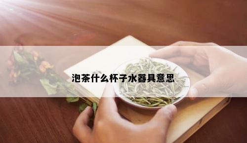 泡茶什么杯子水器具意思