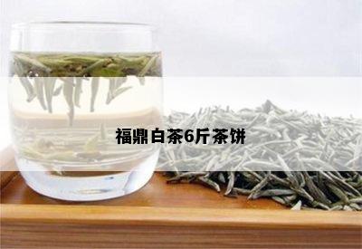 福鼎白茶6斤茶饼