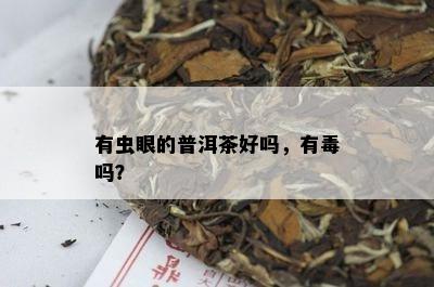 有虫眼的普洱茶好吗，有吗？