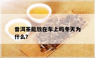 普洱茶能放在车上吗冬天为什么？