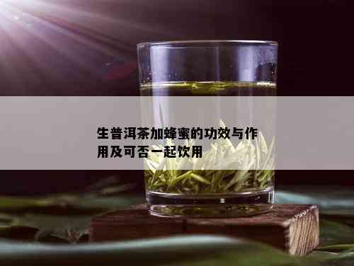 生普洱茶加蜂蜜的功效与作用及可否一起饮用