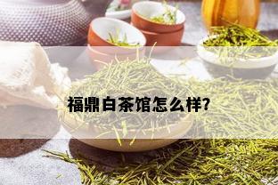 福鼎白茶馆怎么样？