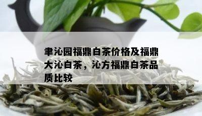 聿沁园福鼎白茶价格及福鼎大沁白茶，沁方福鼎白茶品质比较