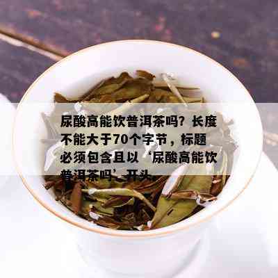 尿酸高能饮普洱茶吗？长度不能大于70个字节，标题必须包含且以‘尿酸高能饮普洱茶吗’开头。